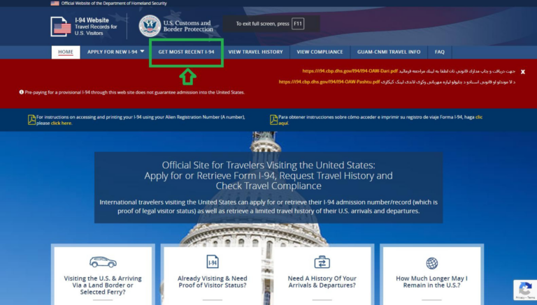 Retrieve Your I-94 Form: Easy Steps for Visitors to Access Their Documents